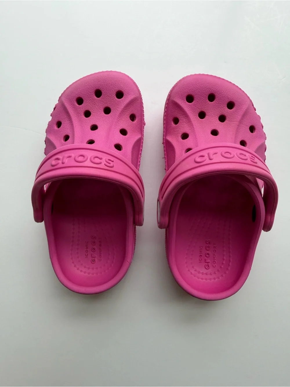 CROCS Kids Pink Classic Clog Sandals 7